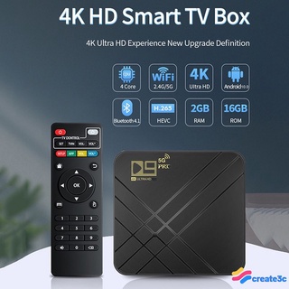 Wifi 2.4G&amp;5G Bluetooth Smart TV Box Set-Top Box Android 10.0 TV Box 2GB 16GB 4K Voice Assistant 1080P Video TV Receiver Skype Chat, Picasa, Youtube, Flicker, Facebook, Online Movies .creat3C
