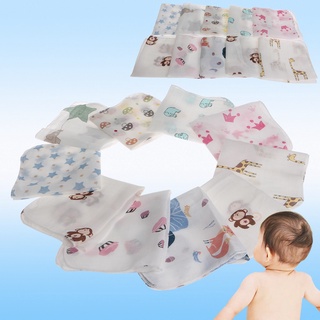 baby diapers baby products wet wipes❂▼❤10pcs Baby Towel 28*28cm Muslin Handkerchiefs Two Layers