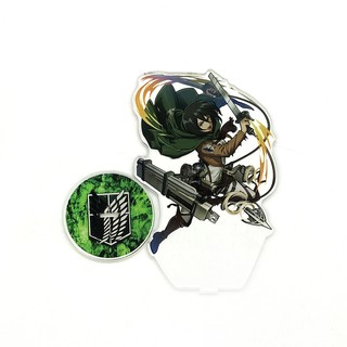 Attack on Titan Shingeki no Kyoji Eren Mikasa acrylic stand figure toy model (7)