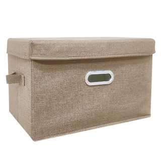 Fabric Amazon Storage Box Storage Box Storage Box Cotton and Linen Underwear Wardrobe Folding Storage Box Storage Box GONY (4)