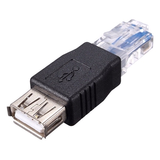 Plug Socket Router USB Type A Female To RJ45 Male G5P6