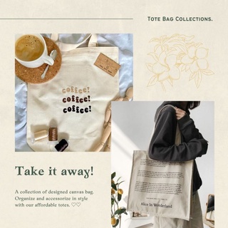 Canvas Tote Bags (Design/Customized)