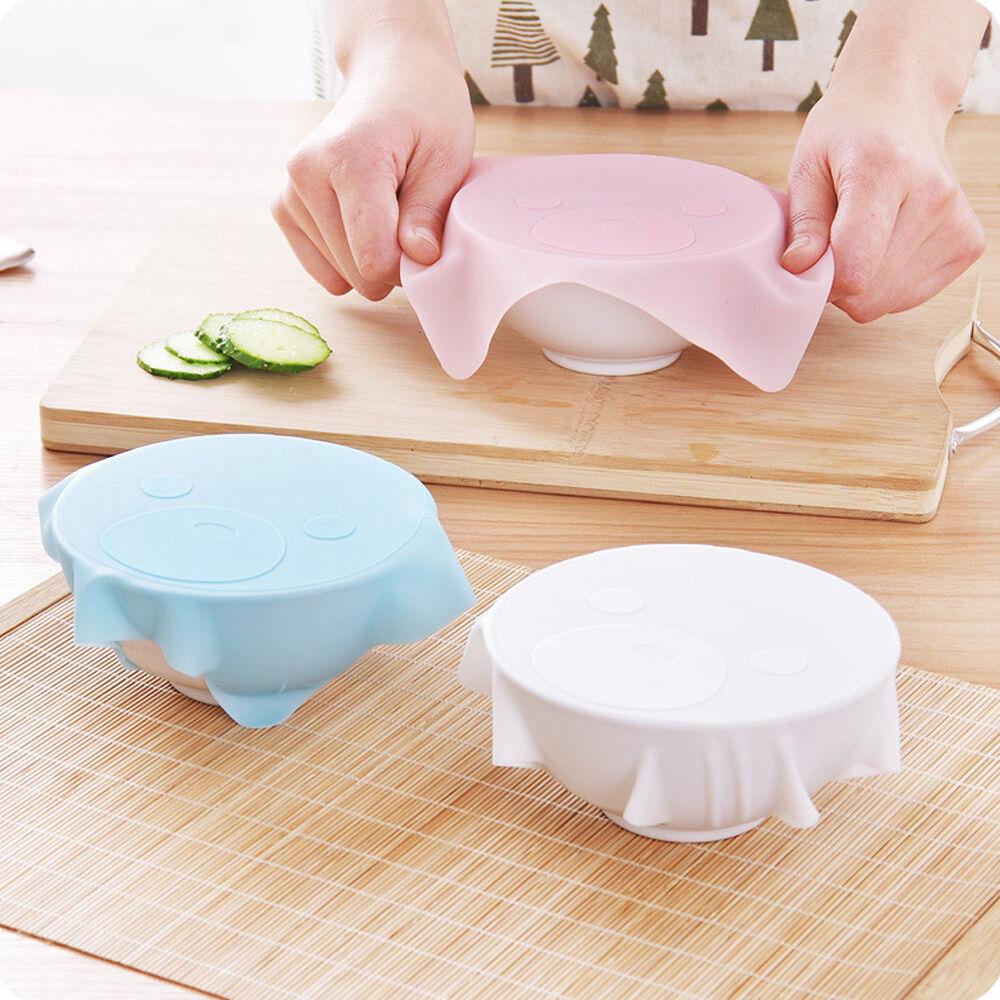 Silicone Plastic Wrap Seal Vacuum Food Multifunctional Cover Fresh Kitchen Tools (3)