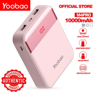 Yoobao M4 Pro 10000mAh LED Dual Input Dual Output Portable Power Bank