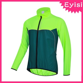 Mens Waterproof Cycling Jacket Reflective Workout Mens Coat, Breathable Unisex Rain Coat for Outdoors, Running Walking Hiking Windbreaker (6)