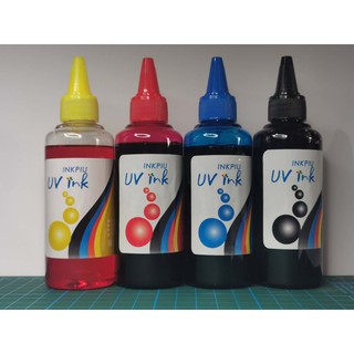 UV DYE INK 100ml Set of 4 Colors (Black, Cyan, Magenta, Yellow)