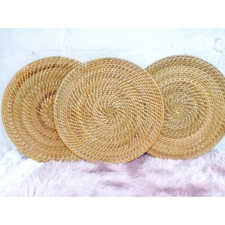 RATTAN HAND WOVEN PLACEMATS 14"