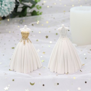 Candle Aromatherapy Mold Suits/Wedding Dress Silicone Mold Diy Car Decoration
