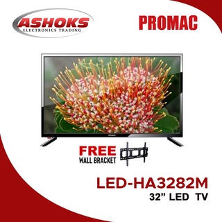 Promac LED-H3282M HD Ready / BASIC LED TV 32inches / Promac LED 32 inch TV with free bracket