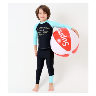 Boy two-piece set Swimwear for baby bath Kids swim suit beach diving suit Surfing suit