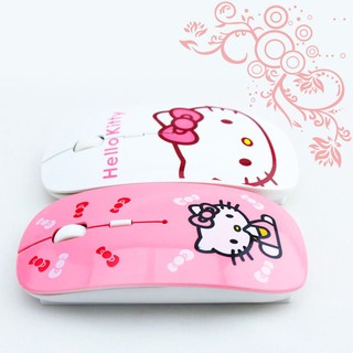 2.4GHz Hello Kitty wireless optical computer mouse