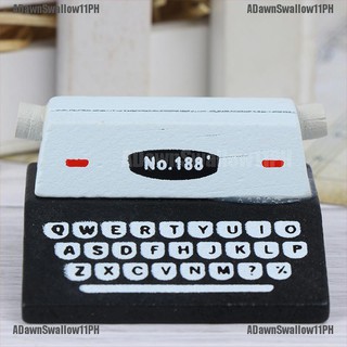 Coffee Vintage Wooden Typewriter Photo Card Memo Holder Stand Card Holder [SWALLOEW&HG] (9)