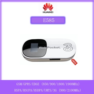 Unlocked Huawei E585 3.5G 3G mobile hotspot HSDPA router pocket wifi modem OLED Screen Free Shipping