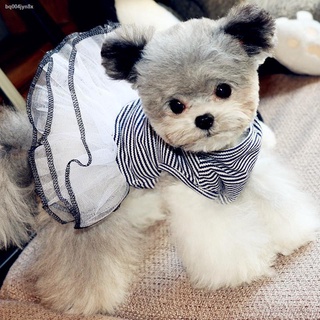 pet✜Spring Summer Thin Pet Clothes Puppy Dog Clothes Teddy Bichon Hiromi VIP Small Dog Princess Skir (3)