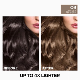 【spot goods】∏✓Women's Haircolor, Men's Haircolor Loreal Excellence Fashion Ultra Lights 03 Ash Brown
