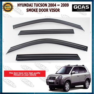 2004-2009 Hyundai Tucson Rain Visor, Rain gutter, Door visor, Window visor, Rain guard