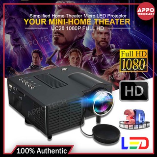 UC28 1080P Simplified Home Theater Micro LED Projector