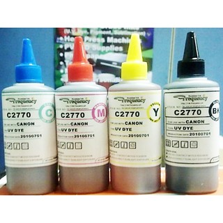 UV DYE INK CANON 100ML SET BCMY FREQUENCY INK