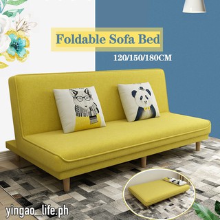Nordic Fabrics Sofa Bed / Double Foldable Dual-use Sofa Bed / Multi-functional Apartment Small Sofa