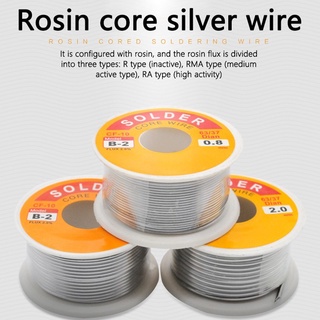 50/100g Desoldering Tin Wires Rosin Core Solder Wire Roll 0.5/0.6/0.8/1.0/1.2/1.5/2.0mm Low Melting Point Circuit Board Soldering Materials