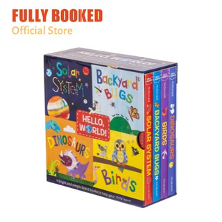 Hello, World! Boxed Set: Solar System, Dinosaurs, Backyard Birds, Bugs (Board Book)