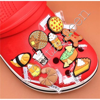 Sushi crosisant SHOE CHARMS CLOG SHOES PINS CHARMS Shoe Charms Pins Original with tag and logo