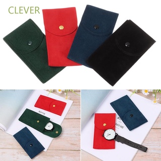 Clever Men Women New Cloth Dustproof Protective Portable Storage Bag Watch Case / Multi Colors