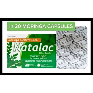 Natalac for Breastfeeding Mothers, in 20 Capsules, 250mg