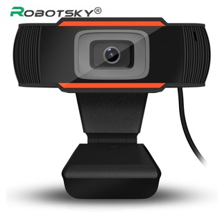 ROBOTSKY HD Webcam 1080P PC Mini USB 2.0 Digital Video Web Camera With Noise Cancelling Mic For PC Desktop Laptop Live Streaming Webcam (1)