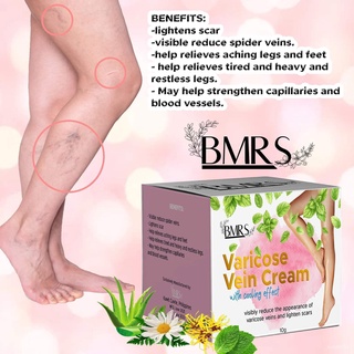 BMRS Varicose Vein Cream with Cooling Effect 10g NATURAL HERBAL2021 latest gGcf (5)