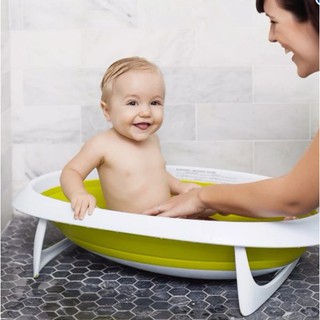 2 Possition collapsible baby bathtub (Pink)