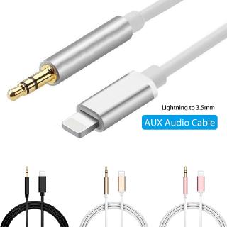 Car Converter Lighting To 3.5mm Jack Aux Cable Cord For iPhone XS Max XR 7 8 Plus Earphone Adapter