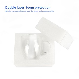 Heart Love Shaped Double Wall Glass Mug Resistant Tea Milk Cup Drinkware Lover Coffee Cups Mug Gift (8)