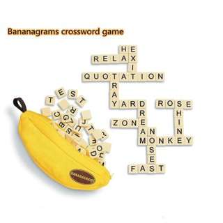 Bananagrams Crossword Game Alphabet Educational Game Scrabble Game Family Fun Game