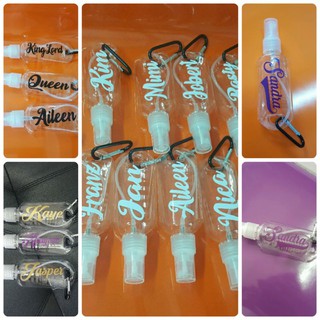 give away Customize alcohol spray keychain bottle with carabiner 50 ml can be customized (1)