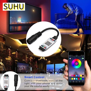 SUHU Useful RGB Controller For 5050 3528 Adapter LED Light Strip Wireless New Mini Female Plug to 4Pin Connector DC 5-24V Smart Bluetooth