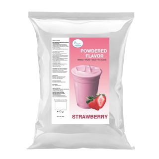 Strawberry drink▼Top Creamery’s™ Strawberry Powdered Drinks 1k Can use for Milk Tea Shake Frappe Slu (1)