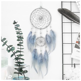 Small Feather Dreamcatcher, Handmade, Indian Tradition, Good Luck Dream Catcher, Bedroom, Home Decor