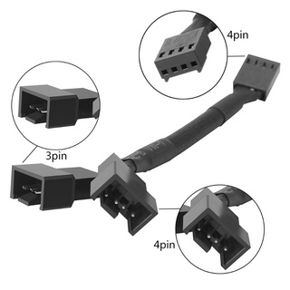 ✿ CB-Y4P 4Pin PWM Y Splitter Fan Cable 1x4pin to 2x4pin Expansion Cable Adapter PC Computer Accessories