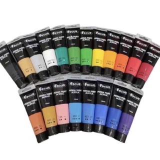 Acrylic Perma Paint 100ml in Easy Squeeze Tube (Regular Colors) FOCUS