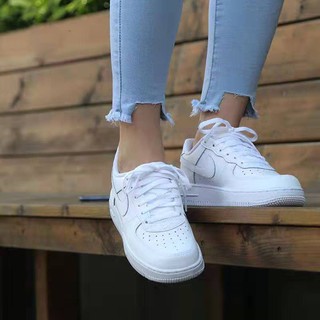 Nike air force 1 for women and men shoes low cut white shoes