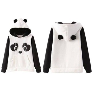 jacket women CAP white black panda (1)