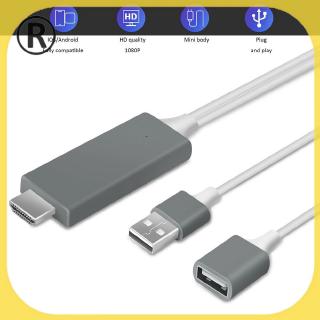 Ready 1080P HDMI Mirroring Cable Phone to TV HDTV Adapter For iPhone 11/ iPad/ Android Ⓡ (1)