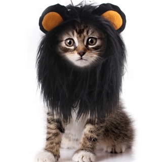 Dog halloween costume Dog Clothes Dog Headdress Wig Hat Pet Dog Cat Headgear Puppy Cat Clothing Lion Headgear