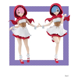 Re:Life In A Different World From Zero Red Hood Ram Rem Action Figure Ram Rem Figure collectible