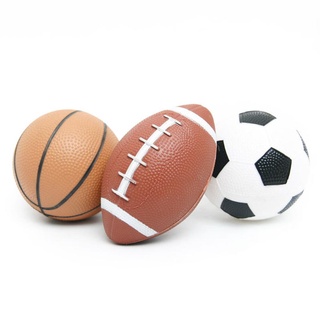 Mini Inflatable Rubber Ball Rugby Football Basketball Kids Outdoor Sports Toy Ball Rugby Football