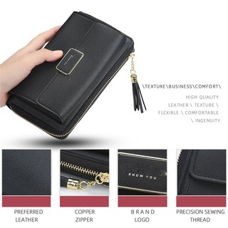 fashion bag❖✚●Korean Fashion Wallet Leather Phone Sling Bag Cute Wallets with for Women (6)