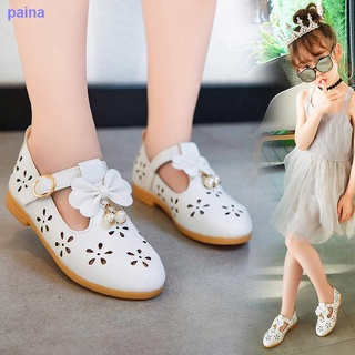 Girls small leather shoes 2021 spring and autumn new style little girl princess shoes small fragrance children s soft sole baby shoes
