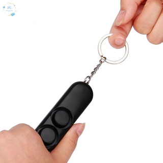 Anti-rape Device Double Horn Alarm 120dB Loud Alert Attack Panic Safety Personal Security Keychain