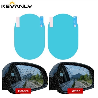2Pcs Car Mirror Clear Film Anti Dazzle Car Rearview Mirror Protective Film Waterproof Rainproof Anti-fog Car Sticker
